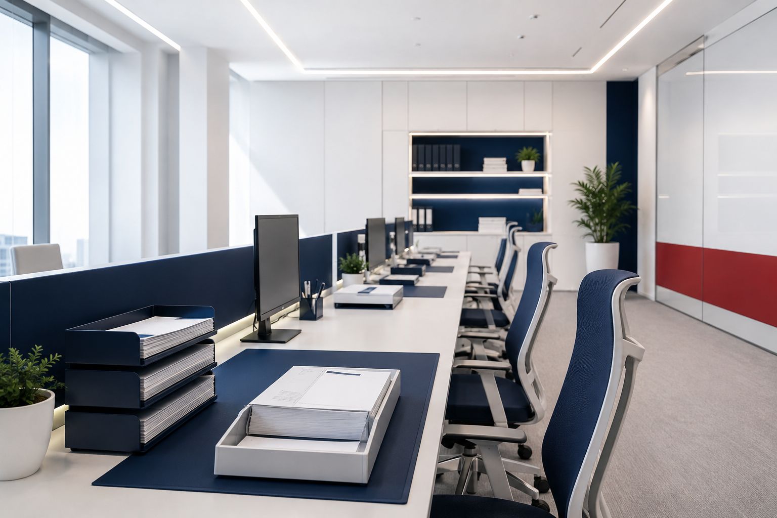 ContraNETT™ operations workspace with organized contract files
